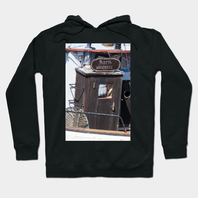 Fishing boat, Alter Strom, Warnemünde, Rostock, Mecklenburg-Western Pomerania Hoodie by Kruegerfoto